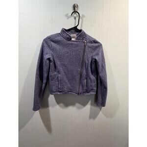 Kids Girls Crazy 8 Full Zip Jacket Size Large (10-12) Blue